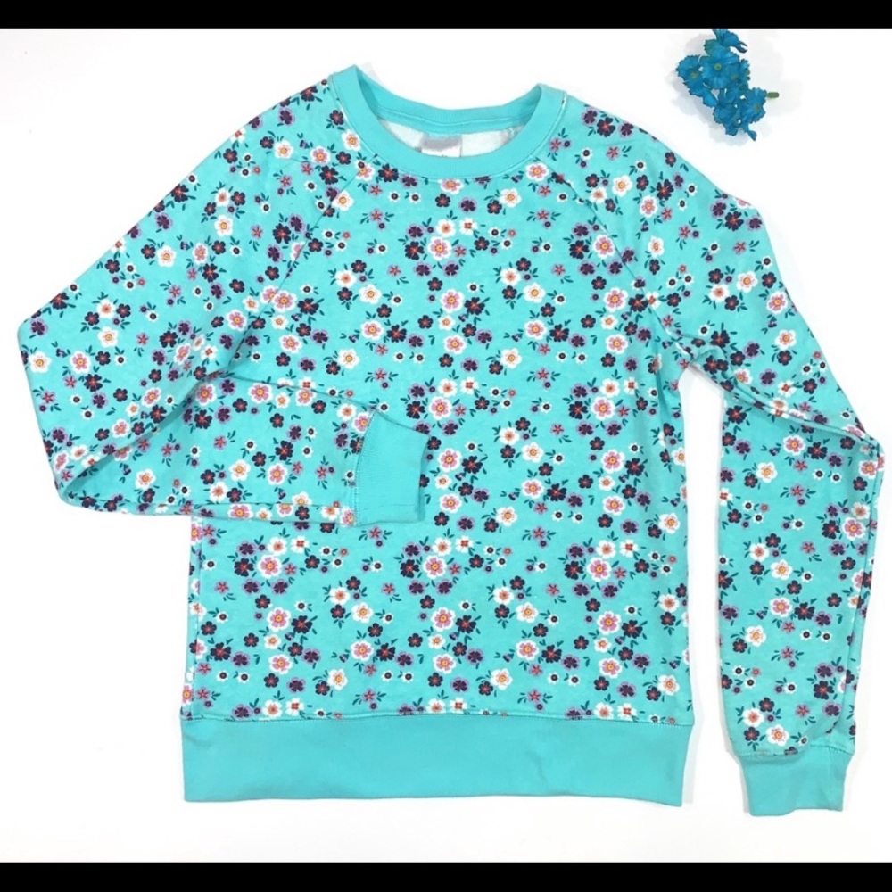 Athletic Aqua Sweatshirt Like New 10-12